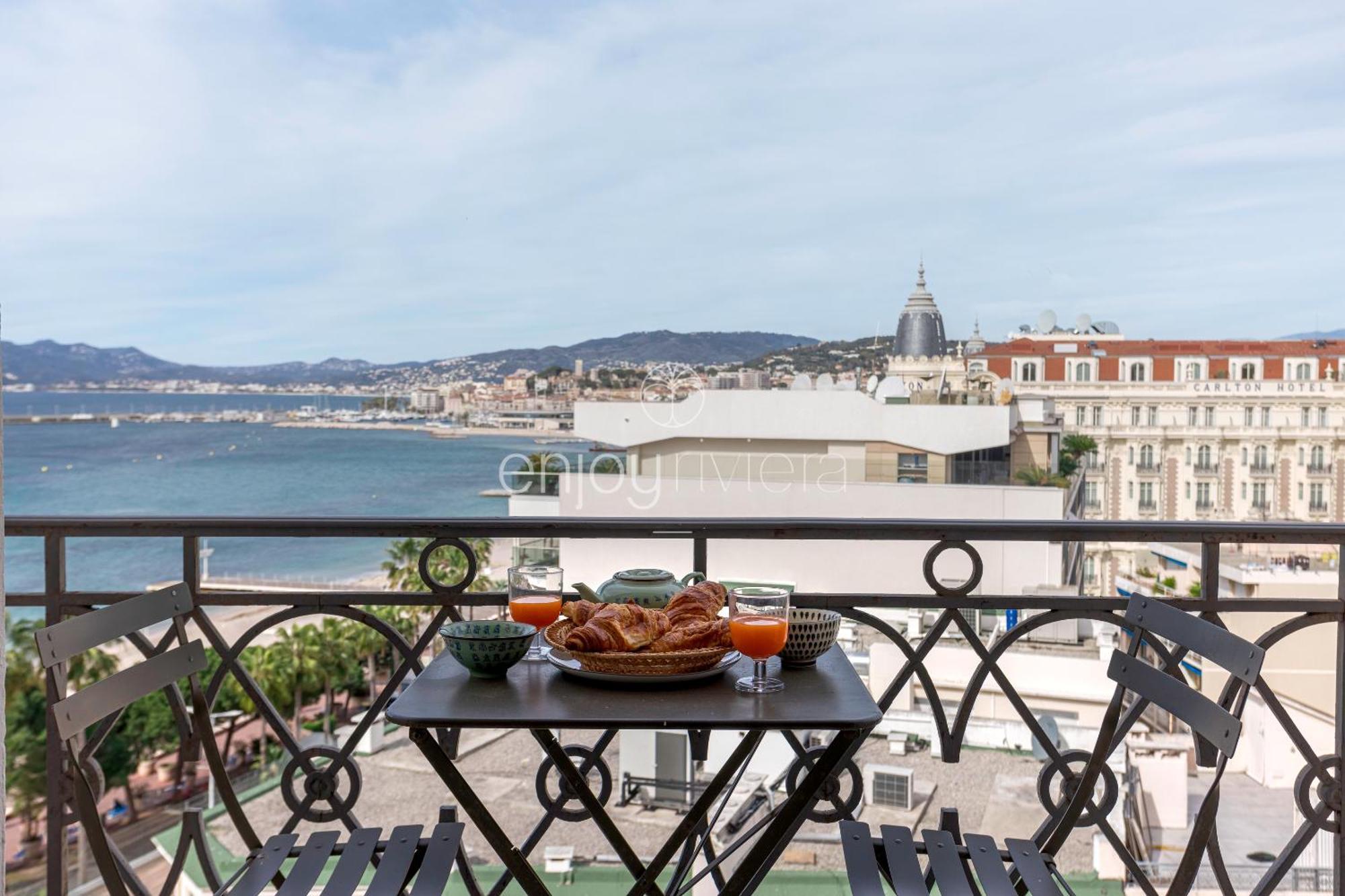 Palais Miramar - Suite & G17 - Vue Mer - Croisette Emplacement Unique -20 Plage - Wifi - Clim Cannes Ngoại thất bức ảnh